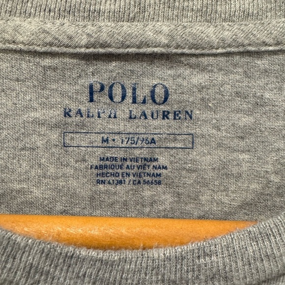 Polo Ralph Lauren Big Pony 3 Pullover Crewneck Cotton Grey Tee / Medium - Picture 4 of 8